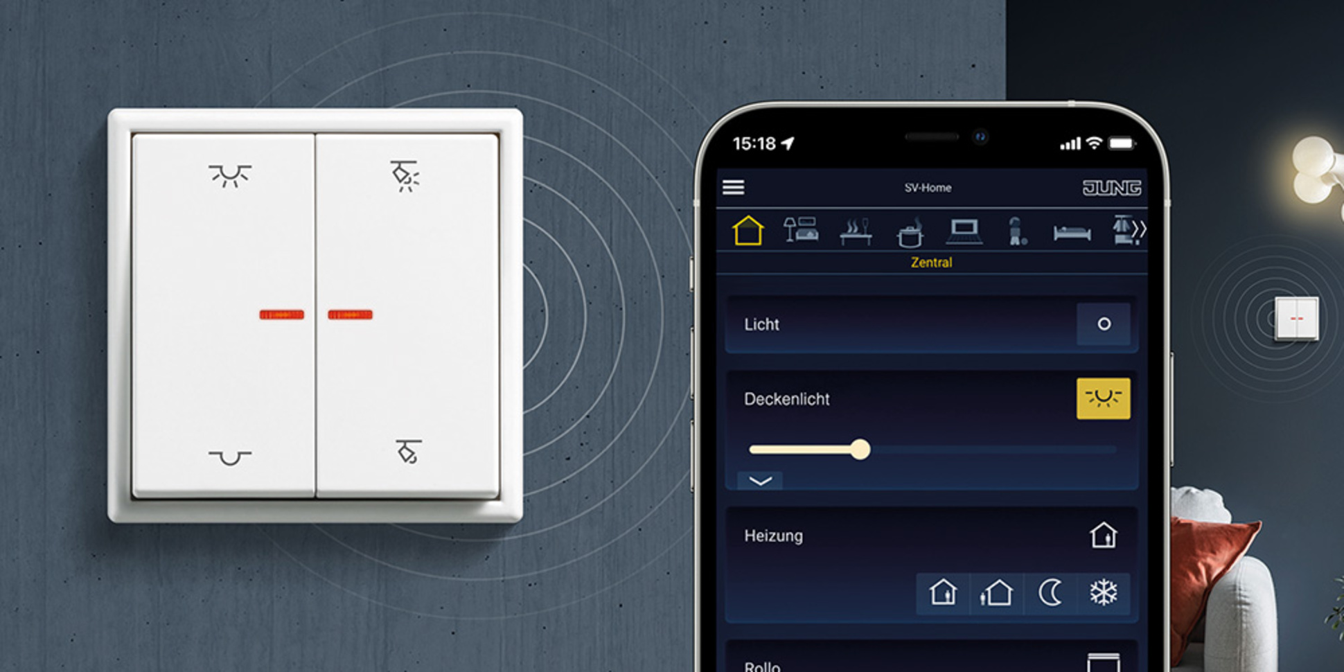 KNX RF Taster bei SK Elektrotechnik in München